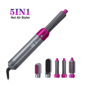 Cepillo secador 5 en 1 para cabello