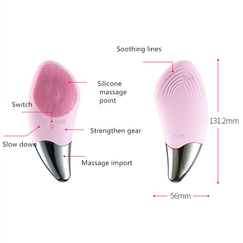 CEPILLO DE LIMPIEZA FACIAL DE SILICONA