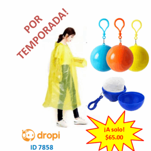 Impermeable Portátil de Llavero