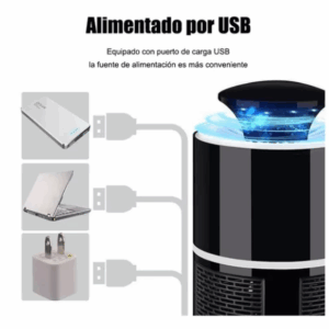 Lampara Atrapa Mosquito Luz Led