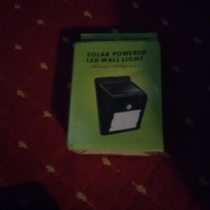 LAMPARA SOLAR de sensor de movimiento