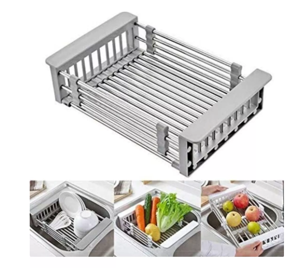 escurridor de trastes multifuncional para cocina escurridor de trastes resistente y práctico escurridor de trastes para fregadero