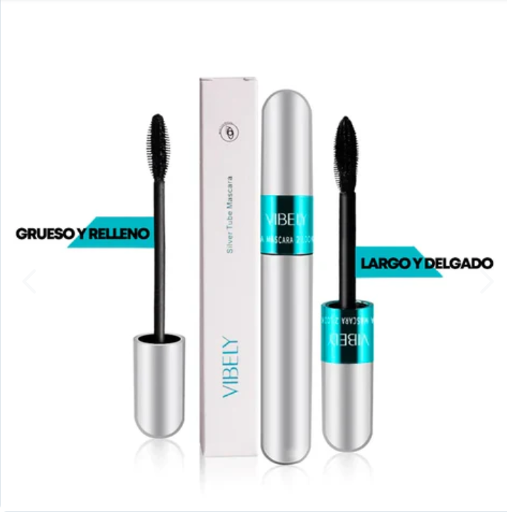 rimel contra agua alarga pestañas vibely rimel contra agua alarga pestañas efecto volumen mascara vibely resistente al agua